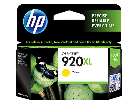 HP 920XL High Yield Yellow Original Ink Cartridge(CD974AA)