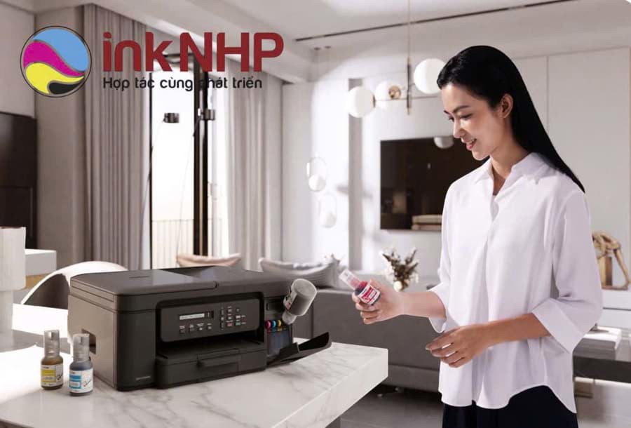 Hướng dẫn cách thay mực máy in BROTHER DCP-T230 Hướng dẫn cách thay mực máy in BROTHER DCP-T230